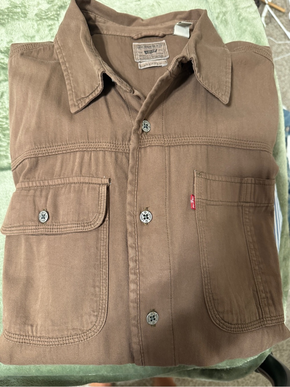 Levi's Brown Canvas Shirt Jacket
